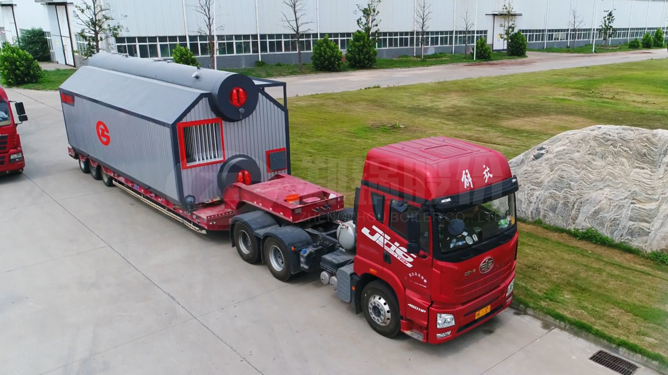 尊龙集团SZL链条炉排锅炉发货