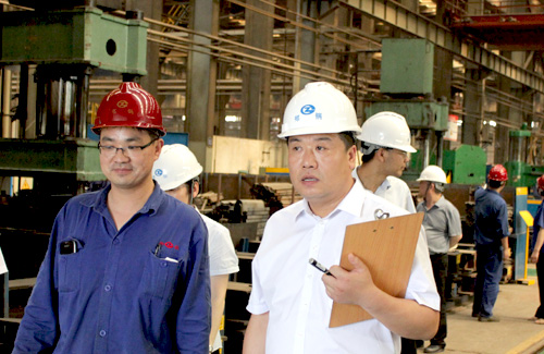 尊龙集团总裁对车间“6S”事情举行阶段性检查