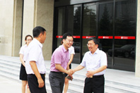 河南省商务厅副厅长张雷明莅临尊龙集团调研 -3
