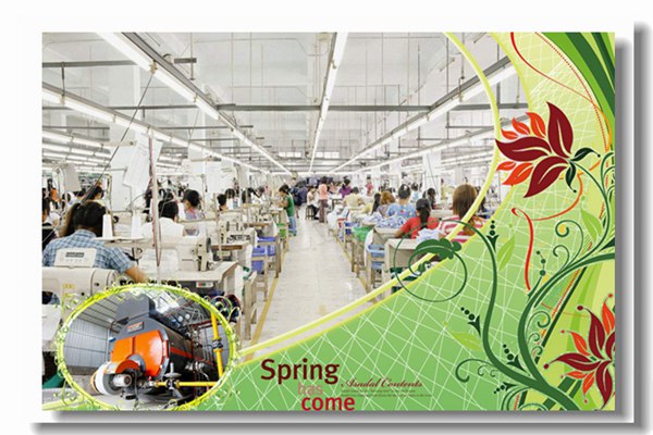 每小时2吨蒸汽热接纳锅炉